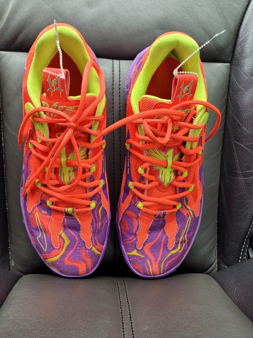 Puma MB.30 LO Lamelo Ball lava Purple Basketball Shoes Sneakers Mens Size 8.5